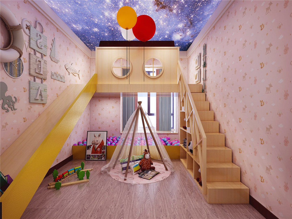 龍湖九里晴川-現(xiàn)代簡約-臥室設(shè)計(jì)效果圖