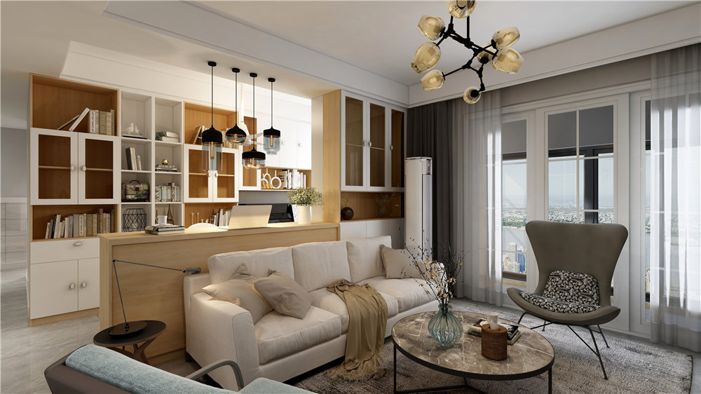 龍湖九里晴川-現(xiàn)代簡(jiǎn)約-臥室設(shè)計(jì)效果圖