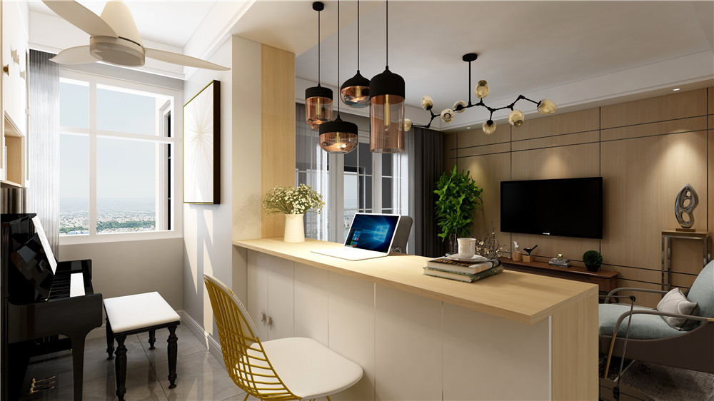 龍湖九里晴川-現(xiàn)代簡約-臥室設計效果圖