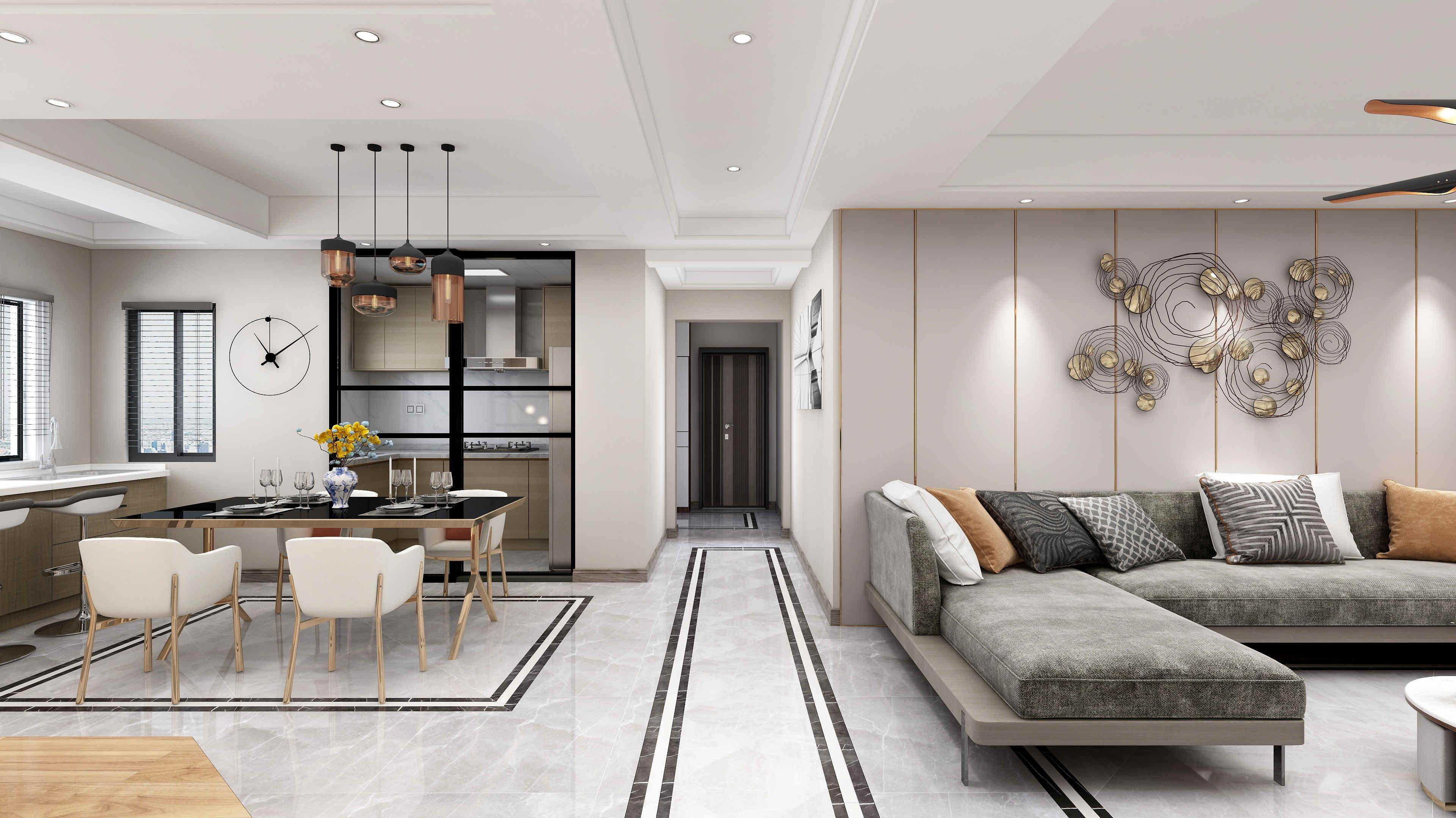 龍湖九里晴川-現(xiàn)代簡約-臥室設(shè)計(jì)效果圖